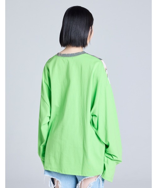 Little sunny bite（リトルサニーバイト）の「photo long tee（Tシャツ/カットソー・レディース・ブラック/ピンク/グリーン・SMALL/MEDIUM）」の14枚目の写真