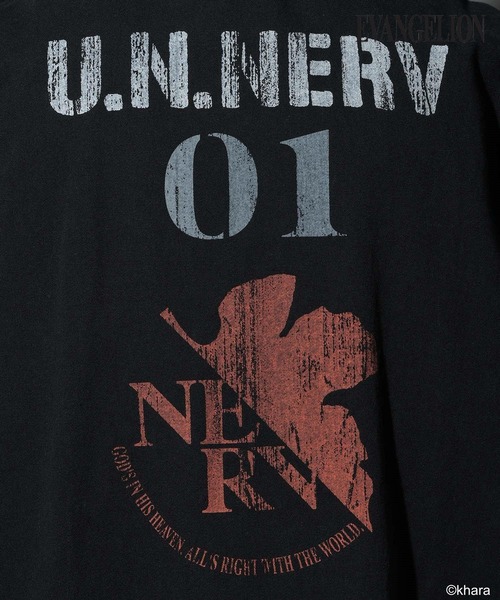 niko and...（ニコアンド）の「【EVANGELION(エヴァンゲリオン)】コラボミリタリーシャツジャケット（ミリタリージャケット・メンズ・ブラック/カーキ・MEDIUM/LARGE）」の22枚目の写真