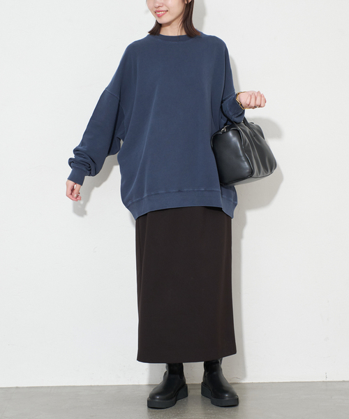 SLOBE IENA(スローブイエナ)の「《吸湿発熱/3サイズ展開》ウールミックスイージースカート(スカート・レディース・チャコールグレー/ブラック/ベージュ・40/38/36)」の13枚目の写真