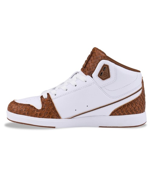 DC SHOES(ディーシーシューズ)の「UNIVERSITY MID SE SN/DCレディースハイカットスニーカー(スニーカー・レディース・ウィート/ホワイト×ライトグレー・25cm/24.5cm/24cm/23.5cm/23cm)」の10枚目の写真