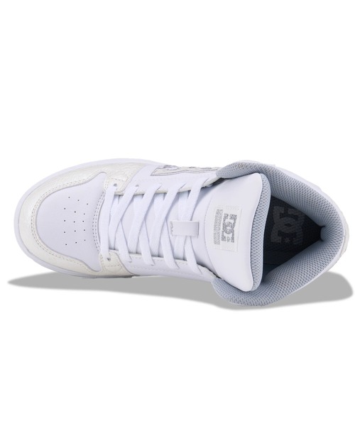 DC SHOES(ディーシーシューズ)の「UNIVERSITY MID SE SN/DCレディースハイカットスニーカー(スニーカー・レディース・ウィート/ホワイト×ライトグレー・25cm/24.5cm/24cm/23.5cm/23cm)」の5枚目の写真