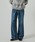 JOHN LAWRENCE SULLIVANiW[XToj́uyJOHN LAWRENCE SULLIVANzWASHED DENIM WIDE PANTSifjpcjvbCfBSu[