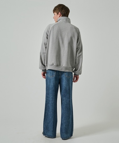 JOHN LAWRENCE SULLIVAN（ジョンローレンスサリバン）の「【JOHN LAWRENCE SULLIVAN】WASHED DENIM WIDE PANTS（デニムパンツ・メンズ・ブラック/インディゴブルー・44/46）」の8枚目の写真