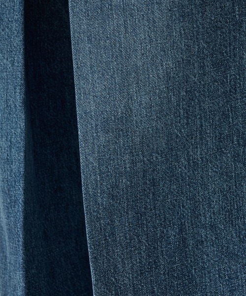 セール】【JOHN LAWRENCE SULLIVAN】WASHED DENIM WIDE PANTS（デニム