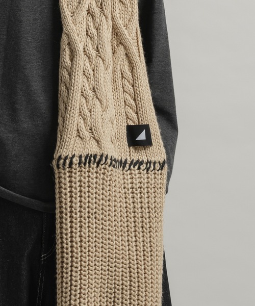 patchwork volume muffler / パッチワークボリュームマフラー