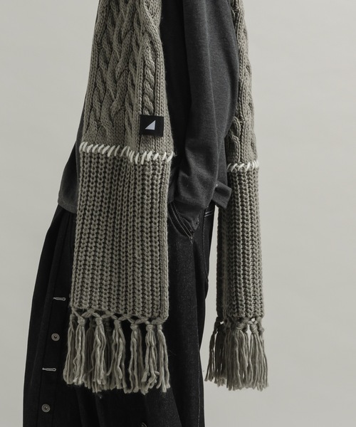 patchwork volume muffler / パッチワークボリュームマフラー