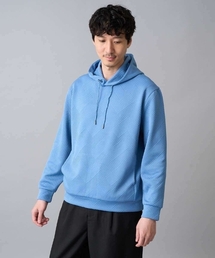 a.v.v（アーヴェヴェ）の「【イージーケア/毛玉になりにくい】幾何ジャカードプルオーバーパーカー【ストレッチ/洗濯機で洗える】（パーカー）」