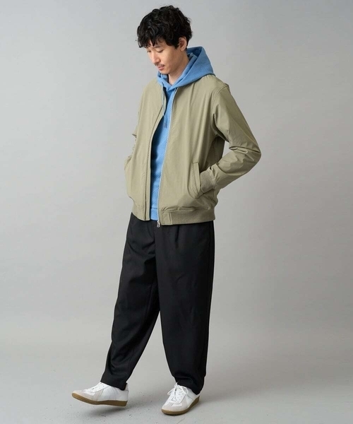 a.v.v（アーヴェヴェ）の「【イージーケア/毛玉になりにくい】幾何ジャカードプルオーバーパーカー【ストレッチ/洗濯機で洗える】（パーカー・メンズ・ブルー/ブラック/レッド/ライトグレー/ピンク/ダークインディゴブルー・46/48/50）」の9枚目の写真