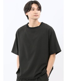 【ストレッチ 吸水速乾 防シワ】m.f.エディトリアル メンズ circle motion air2 クルー 半袖 Tシャツ(セットアップ可能)