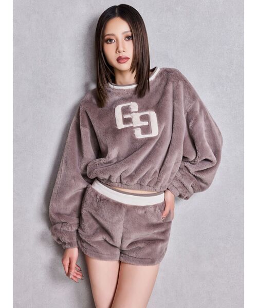 GYDA(ジェイダ)の「GG ECO FURショートトップス(Tシャツ/カットソー・レディース・ピンク/ベージュ/オフホワイト/ブラック・FREE)」の18枚目の写真