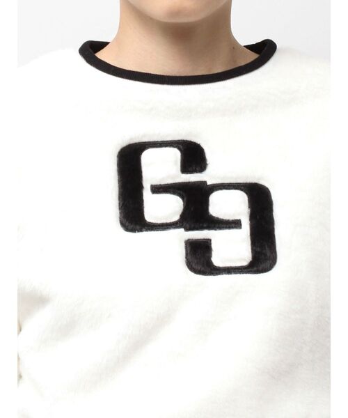 GYDA(ジェイダ)の「GG ECO FURショートトップス(Tシャツ/カットソー・レディース・ピンク/ベージュ/オフホワイト/ブラック・FREE)」の21枚目の写真