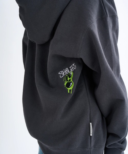 ELEMENT(エレメント)の「ELEMENT キッズ TAG HOOD YOUTH パーカー 【2025年秋冬モデル】/エレメントキッズフロントロゴプリントプルオーバーパーカー・フーディー(パーカー・キッズ・グレー/ホワイト系その他・SMALL/MEDIUM/LARGE/X-LARGE)」の9枚目の写真