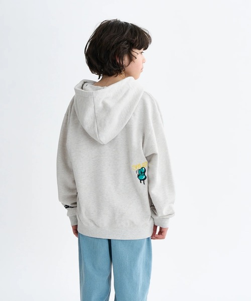 ELEMENT(エレメント)の「ELEMENT キッズ TAG HOOD YOUTH パーカー 【2025年秋冬モデル】/エレメントキッズフロントロゴプリントプルオーバーパーカー・フーディー(パーカー・キッズ・グレー/ホワイト系その他・SMALL/MEDIUM/LARGE/X-LARGE)」の13枚目の写真