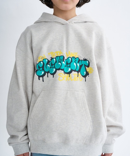 ELEMENT(エレメント)の「ELEMENT キッズ TAG HOOD YOUTH パーカー 【2025年秋冬モデル】/エレメントキッズフロントロゴプリントプルオーバーパーカー・フーディー(パーカー・キッズ・グレー/ホワイト系その他・SMALL/MEDIUM/LARGE/X-LARGE)」の3枚目の写真