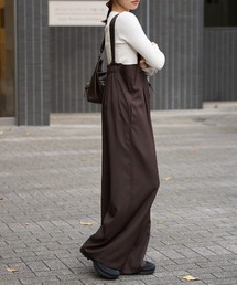 TRIANGLE PALETTE（トライアングルパレット）の「ハイウエストタックワイドサロペット（サロペット/オーバーオール）」