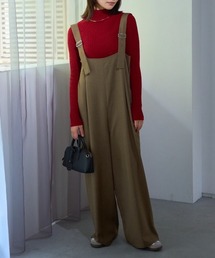 TRIANGLE PALETTE（トライアングルパレット）の「ハイウエストタックワイドサロペット（サロペット/オーバーオール）」