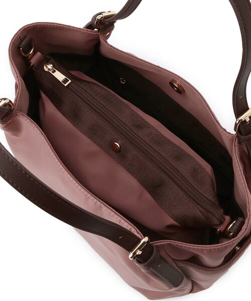 Reflect（リフレクト）の「【しっかり収納／小旅行に◎／インナーバッグ入り／ショルダー付き】3WAYデザインバッグ（ショルダーバッグ・レディース・ベージュ/ピンク系/ブラック・00）」の18枚目の写真