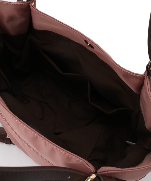Reflect（リフレクト）の「【しっかり収納／小旅行に◎／インナーバッグ入り／ショルダー付き】3WAYデザインバッグ（ショルダーバッグ・レディース・ベージュ/ピンク系/ブラック・00）」の21枚目の写真