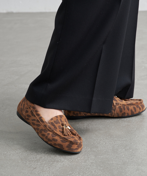 LE TALON(ルタロン)の「レザーファータッセルモカシン(モカシン/デッキシューズ・レディース・ブラウン系その他/タン/ブラック・25cm/24.5cm/24cm/23.5cm/22.5cm/22cm/23cm)」の21枚目の写真