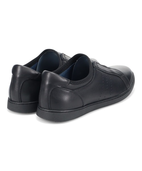 whoop-de-doo（フープディドゥ）の「ストレッチスリッポン whoop-de-doo/フープディドゥ（スリッポン・メンズ・ホワイト/ブラック×ブラック・40/41/42/43/44）」の8枚目の写真