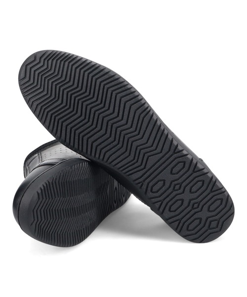 whoop-de-doo（フープディドゥ）の「ストレッチスリッポン whoop-de-doo/フープディドゥ（スリッポン・メンズ・ホワイト/ブラック×ブラック・40/41/42/43/44）」の14枚目の写真