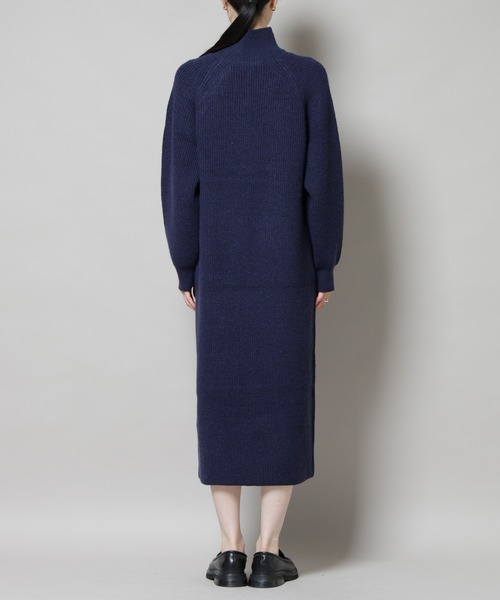 NANO universe（ナノユニバース）の「釦ディティールニットワンピース（ワンピース・レディース・グレー/ベージュ/ネイビー・FREE）」の20枚目の写真