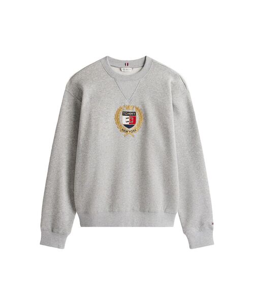 TOMMY HILFIGER（トミーヒルフィガー）の「【オンライン限定】ボクシークエストクルースウェット（スウェット・レディース・グレー/ネイビー/レッド・MEDIUM/X-SMALL/SMALL）」の11枚目の写真