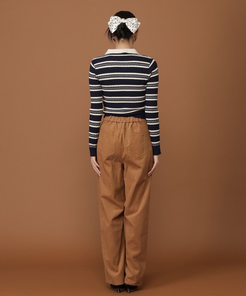 3.3 Field Trip （3.3フィールドトリップ）の「3.3 Field Trip／コーデュロイバレルパンツ（その他パンツ・レディース・ブラウン/キャメル・FREE）」の9枚目の写真
