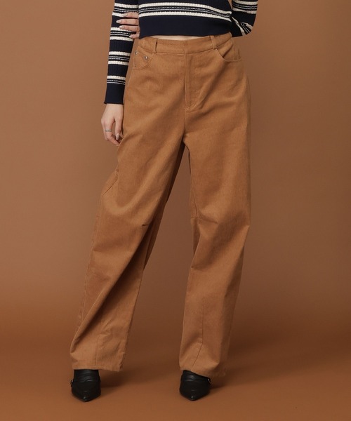 3.3 Field Trip （3.3フィールドトリップ）の「3.3 Field Trip／コーデュロイバレルパンツ（その他パンツ・レディース・ブラウン/キャメル・FREE）」の10枚目の写真