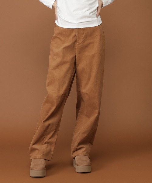 3.3 Field Trip （3.3フィールドトリップ）の「3.3 Field Trip／コーデュロイバレルパンツ（その他パンツ・レディース・ブラウン/キャメル・FREE）」の14枚目の写真