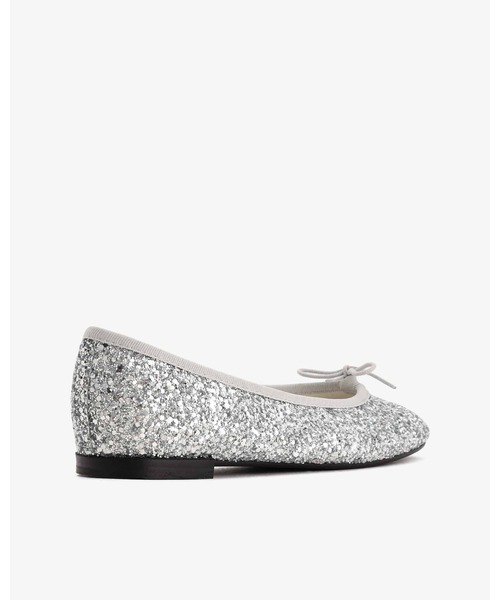 Repetto（レペット）の「Cendrillon Haute バレエフラット - ラバーソール - EUサイズ/ V4257GLIT（バレエシューズ・レディース・シルバー・38/37.5/37/36.5/36）」の3枚目の写真