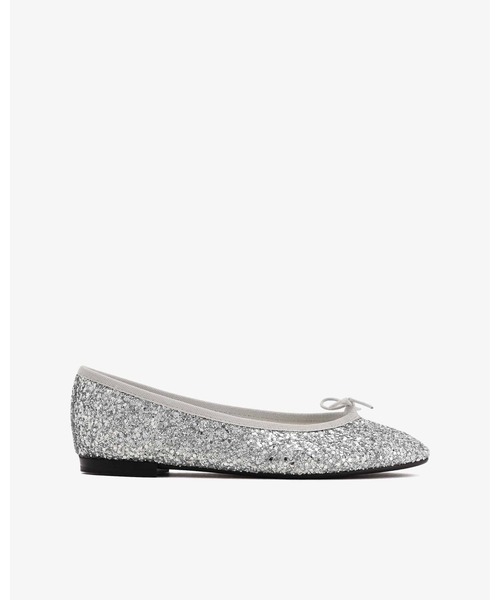 Repetto（レペット）の「Cendrillon Haute バレエフラット - ラバーソール - EUサイズ/ V4257GLIT（バレエシューズ・レディース・シルバー・38/37.5/37/36.5/36）」の7枚目の写真