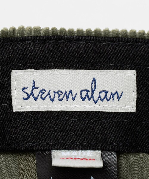 Steven Alan（スティーブンアラン）の「＜Steven Alan＞ 10W ニドム コーデュロイ バード キャップ（キャップ・メンズ・オリーブ/ブラック・FREE）」の12枚目の写真