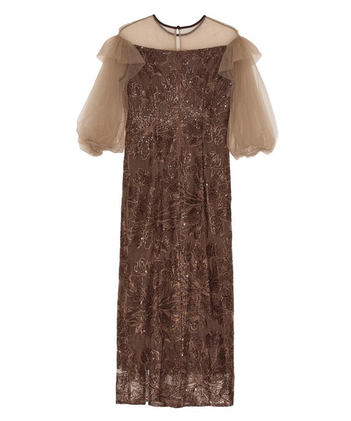 Leja（レジャ）の「【LEJA】フラワースパンコールシアーフリルスリーブ