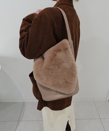 INTER FACTORY | あわのさえこ - 巾着付き3wayバケツトートバッグ made in INTER FACTORY(ハンドバッグ)