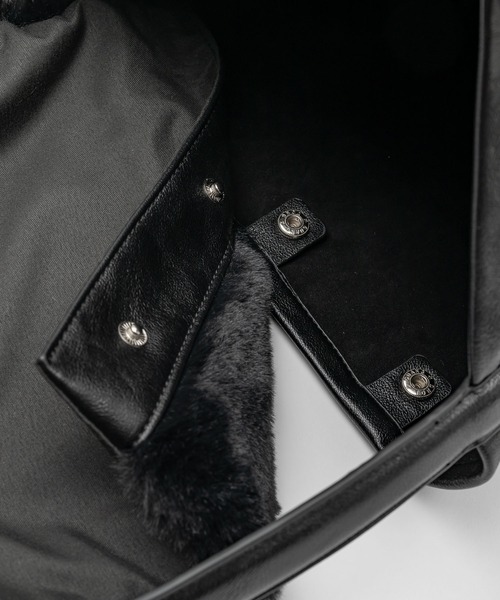 あわのさえこ - 巾着付き3wayバケツトートバッグ made in INTER