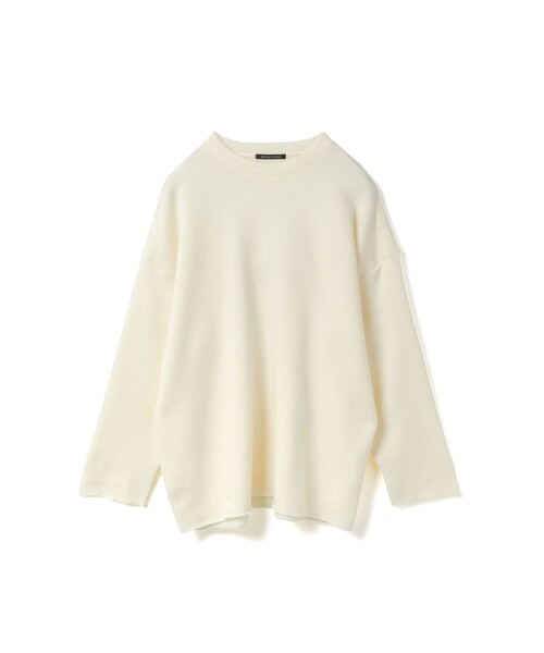 mizuiroind(ミズイロインド)の「mizuiro ind パイルロングスリーブプルオーバー(Tシャツ/カットソー・レディース・アイボリー/ブラック/チャコールグレー・FREE)」の1枚目の写真