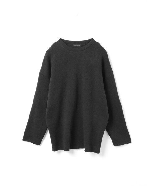 mizuiroind(ミズイロインド)の「mizuiro ind パイルロングスリーブプルオーバー(Tシャツ/カットソー・レディース・アイボリー/ブラック/チャコールグレー・FREE)」の4枚目の写真