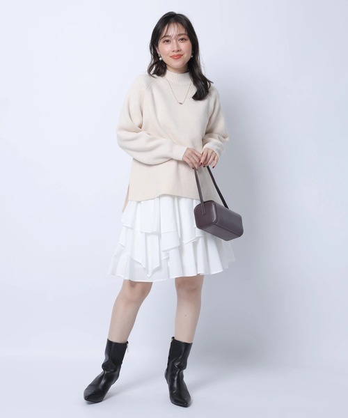 Apuweiser-riche(アプワイザーリッシェ)の「イレヘムレイヤードミニワンピSET(ワンピース・レディース・オフホワイト/ブルー系その他3・1/2)」の7枚目の写真