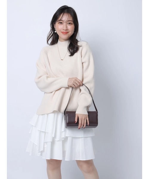 Apuweiser-riche(アプワイザーリッシェ)の「イレヘムレイヤードミニワンピSET(ワンピース・レディース・オフホワイト/ブルー系その他3・1/2)」の12枚目の写真