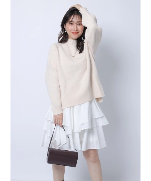 Apuweiser-riche(アプワイザーリッシェ)の「イレヘムレイヤードミニワンピSET(ワンピース・レディース・オフホワイト/ブルー系その他3・1/2)」の13枚目の写真