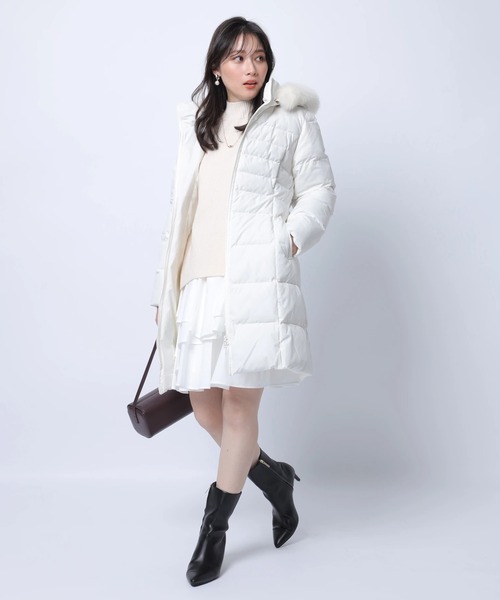 Apuweiser-riche(アプワイザーリッシェ)の「イレヘムレイヤードミニワンピSET(ワンピース・レディース・オフホワイト/ブルー系その他3・1/2)」の21枚目の写真