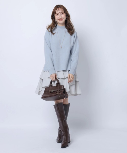 Apuweiser-riche(アプワイザーリッシェ)の「イレヘムレイヤードミニワンピSET(ワンピース・レディース・オフホワイト/ブルー系その他3・1/2)」の22枚目の写真