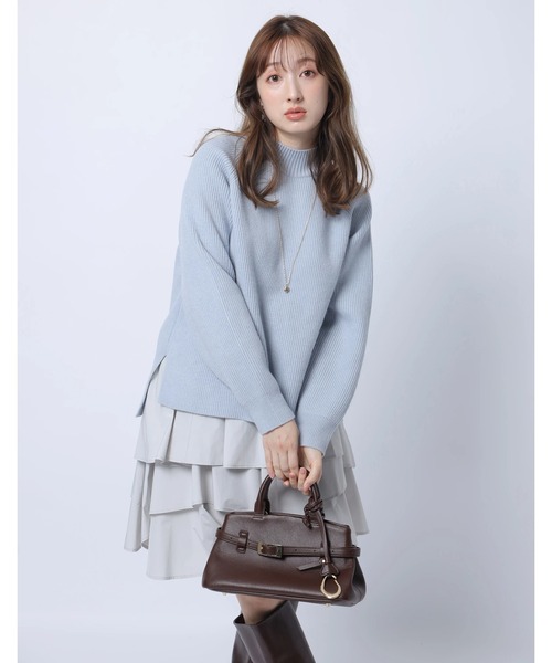 Apuweiser-riche イレヘムレイヤードミニワンピSET イレヘムレイヤードミニワンピSET（ワンピース）｜Apuweiser-riche