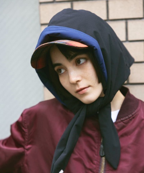 OVERRIDE(オーバーライド)の「OVERRIDE BABUSHKA SAUNA HAT / オーバーライド(ハット・メンズ・グレー/ブラック・ONE SIZE)」の11枚目の写真