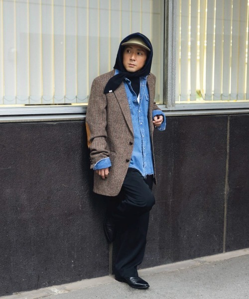 OVERRIDE(オーバーライド)の「OVERRIDE BABUSHKA SAUNA HAT / オーバーライド(ハット・メンズ・グレー/ブラック・ONE SIZE)」の15枚目の写真