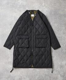 TAION（タイオン）の「【TAION/タイオン】ミリタリー Vネックジップ ダウンコート（ダウンジャケット/コート）」