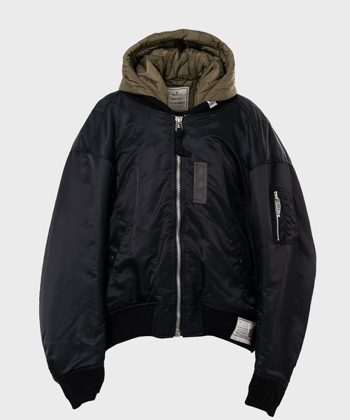 【アーカイブ 値下】ミハラヤスヒロ キナリ MA-1 Maison MIHARA YASUHIRO｜ワイドスリーブMA-1ジャケット
