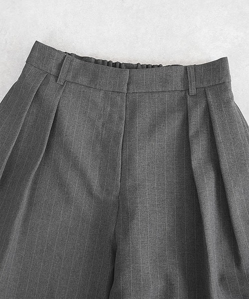 SOLAMONAT LARME(ソラモナラーム)の「ストライプパンツ(その他パンツ・レディース・ブラック/チャコール/グレー・38/40)」の17枚目の写真