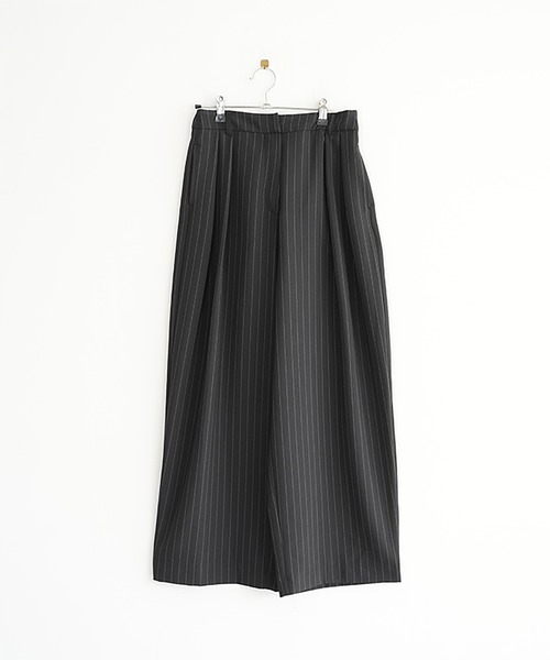 SOLAMONAT LARME(ソラモナラーム)の「ストライプパンツ(その他パンツ・レディース・ブラック/チャコール/グレー・38/40)」の8枚目の写真